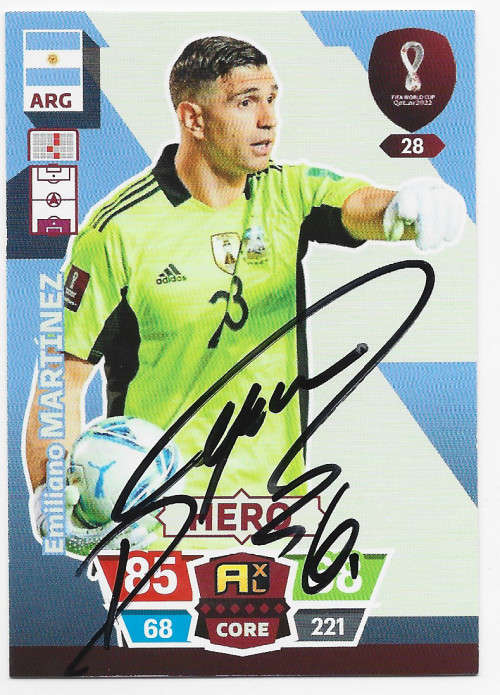 Trading Cards - EMILIANO MARTINEZ (Argentina) - `FIFA WORLD